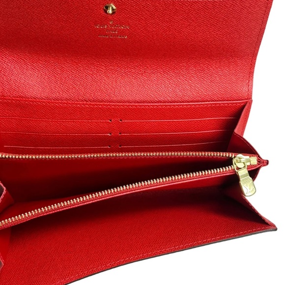 Louis Vuitton Bifold Long Wallet Brown Monogram M60034 Portefeuille Sarah - Picture 5 of 8